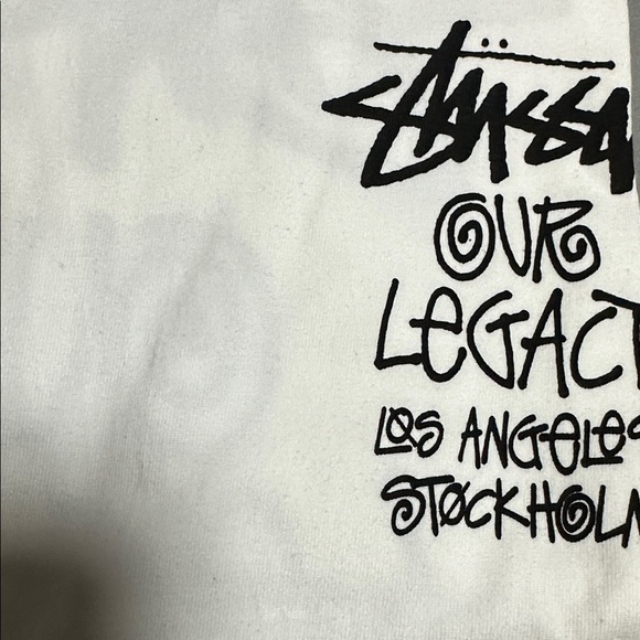 Stussy x Our Legacy LA Stockholm Graphic Tee White Size L NWT - Picture 5 of 5